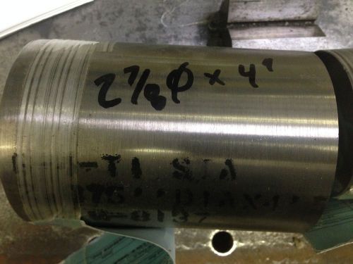 6al-4v titanium round rod / bar 2-7/8&#034; dia. x 4.0 long&#034; for sale