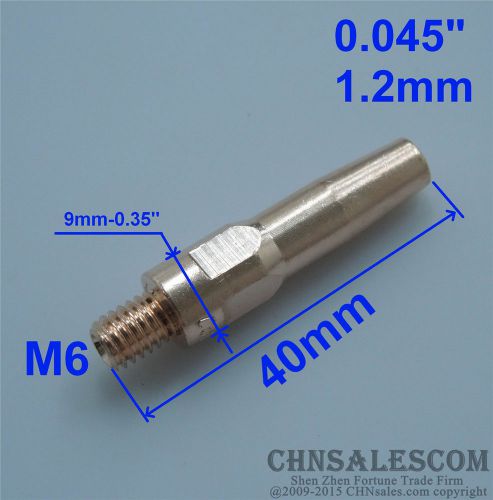 10 PCS Panasonic Type MIG/MAG Welding Industrial Robot Contact TIP 1.2mm 0.045&#034;