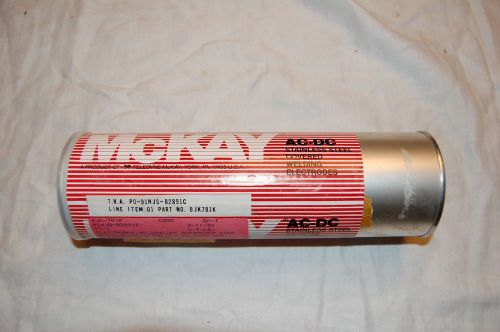 McKay AC-DC Stainless Steel Welding Electrodes 3/32&#034; X 8&#034; 308L-16 (5 lbs)