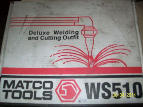 Matco tools oxyacetylene welding kit ws510  0384-0497 for sale