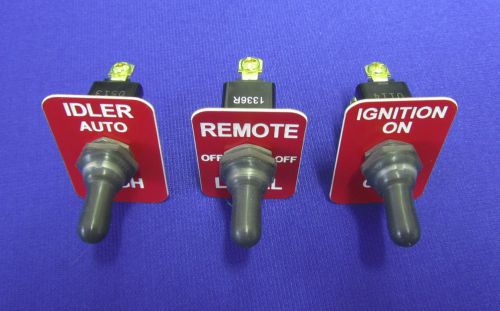 NEW LOT LINCOLN WELDER SA-200 SA 250 TOGGLE SWITCH AMP HEXSEAL &amp; LEGEND PLATE