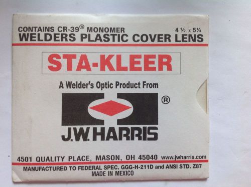 Sta-Kleer Welders Plastic Cover Lens (LOT OF 11)  4 1/2 X 5 1/4