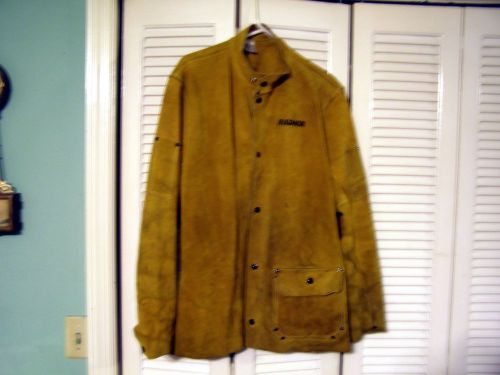 Used Tillman Radnor Heavyweight 30&#034; Welding Jacket Large Cowhide Side Split