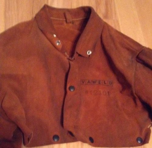 Leather Welder’s Cape Sleeves Size M