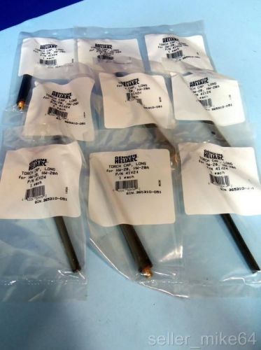 GENUINE HELIARC 41V24 LONG TIG TORCH CAP, LOT OF 9, NEW IN BAG SEALED
