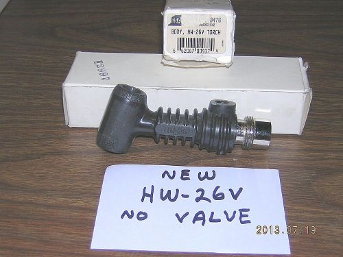 Esab l-tec hw-26v tig torch body missing valve control for sale