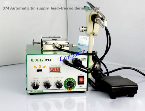  cxg-374 automatic tin supply feed system lead-free welding soldering machine for sale