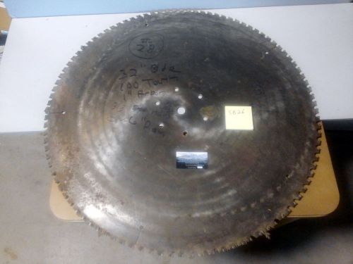 Sawmill saw blade 32&#034; w 1&#034; arbor  for industrial sb26 for sale