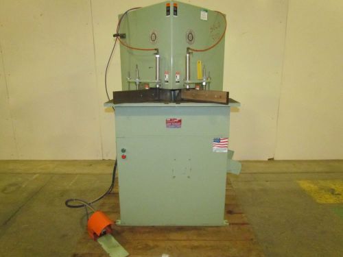Ctd machines n90 miter notcher saw 16&#034; vertical 3hp 3ph saws pneumatic clamps for sale