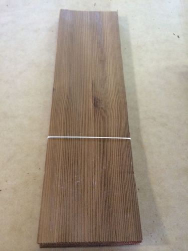 Wood veneer fumed larch 6x24 22pcs total raw veneer  &#034;exotic&#034; fla6 10-24 for sale