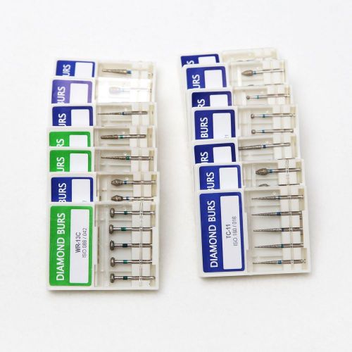 1000pcs dental diamond burs flat-end tapered fg 1.6mm for high speed handpiece for sale