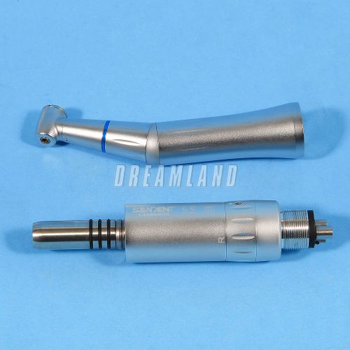 Dental Low Speed Air Motor + Contra Angle Handpiece Inner Spray 4H KAVO E-type