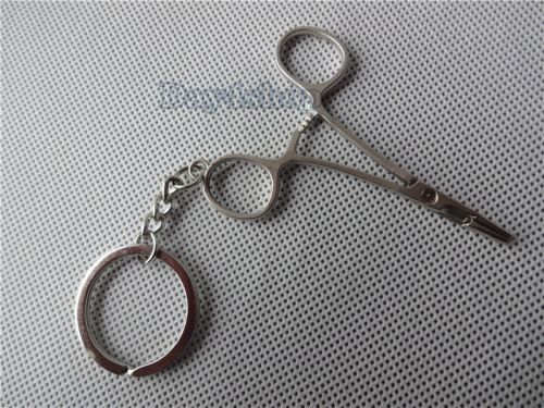 4Pcs Dental Moblie Chain Forcep Pincer  Personalized Decorative Mini Key Chain