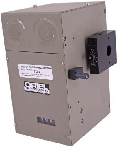 Oriel 7240 monochromator w/ adjustable slits manual adjustment laboratory for sale