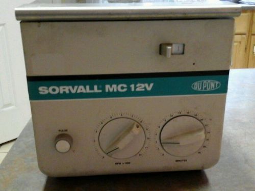 Sorvall centrifuge mc 12v dupont used- works but needs maintenance- or for parts for sale
