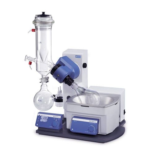 New ! ika rv 10 basic dry ice condenser rotary evaporator with glassware 8031001 for sale