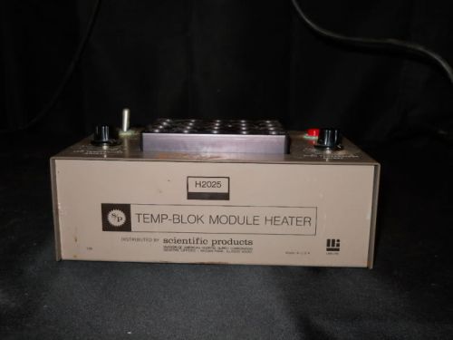 Scientific Products Temp-Blok (Temp-Block) Module Heater Model H2025