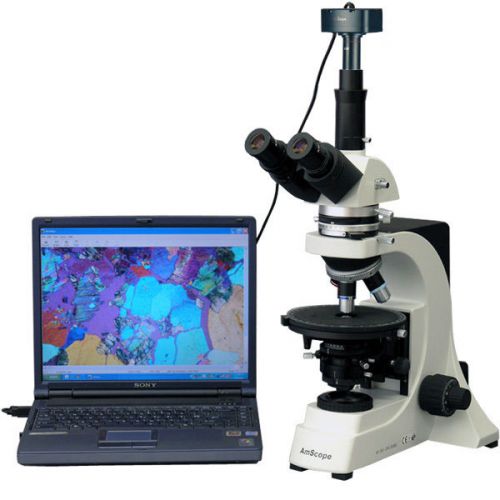 40X-1500X Infinity Polarizing Microscope + 10MP Camera