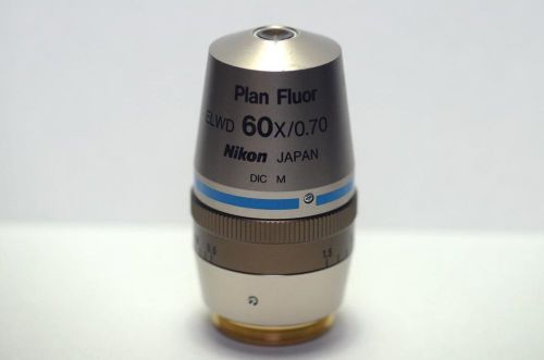 Nikon CFI Plan Fluor ELWD 60x/0.7 DIC  ?/0.5-1.5 Microscope Lens