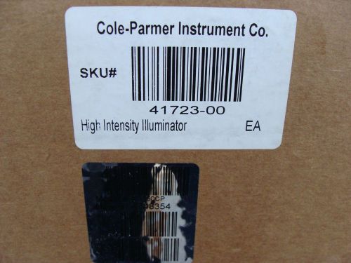 NEW in BOX COLE PARMER 41723-00 High Intensity Fiber Optic Illuminator 120 Volt