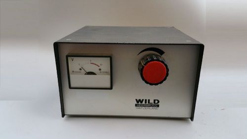 Wild Heerbrugg MTR-19 MTr 19 110-250VAC Output 0-8V 6.3A Power Supply       3207