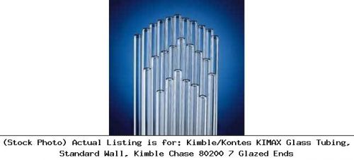 Kimble/Kontes KIMAX Glass Tubing, Standard Wall, Kimble Chase 80200 7 Glazed