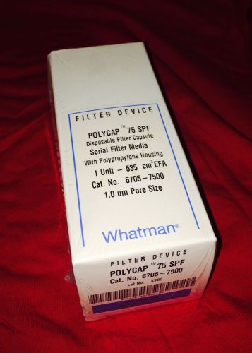 Filter device. Polycap 75 SPF, Whatman