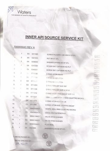 NEW Waters 700005043 Inner API Source Service Kit
