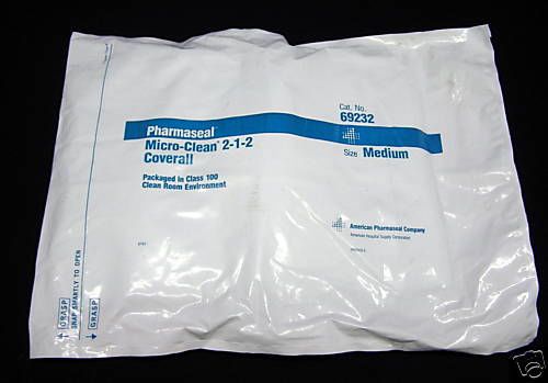 Pharmaseal Micro-Clean 2-1-2 Coverall, Size Med. 69232