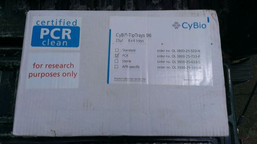 CYBIO OL3800-25-733-P Tip Magazine 25 uL SW/96  6x4 trays, PCR, CyBi-TipTray 96