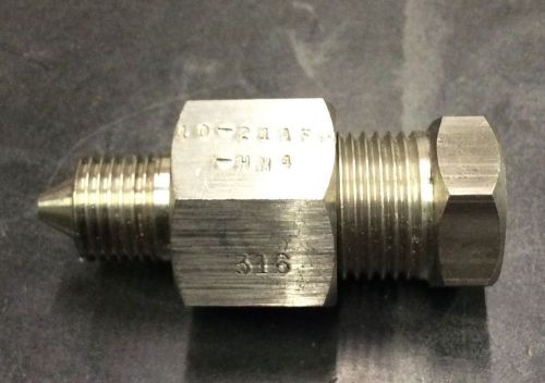 HIP fitting 10-21AF4-HM4 316SS with nut and ferrule