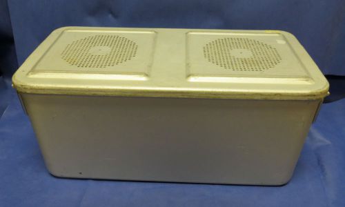 EXTRA DEEP AESCULAP STERILIZATION STERIL CASE CONTAINER 23&#034; x 11&#034; x 10-1/2&#034; DEEP