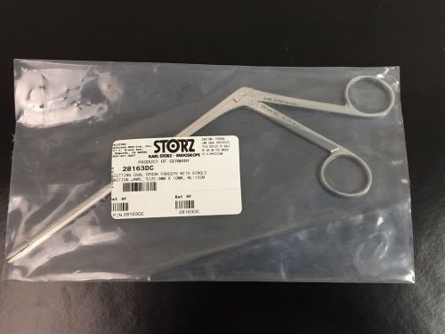 Karl Storz 28163DC Cutting Oval Spoon Forceps w/ Single Action Jaws 15cm