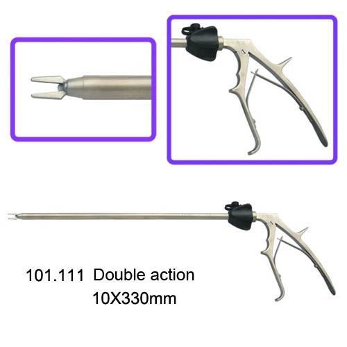 CE Proved New Clip Applier-Double Action 10X330mm Laparoscopy 100% Fast~