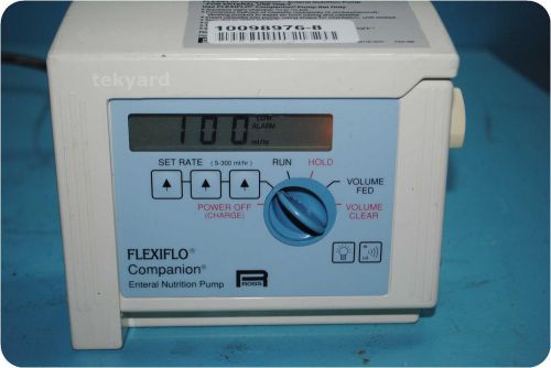 Ross flexiflo companion enteral nutrition pump ! for sale