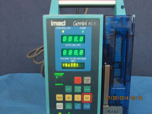 Imed gemini PC-1 infusion pumps