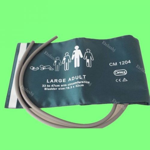 Large Adult Double-tube Blood Pressure Cuff for patient monitor Holter ABPM