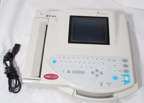 GE Medical Systems MAC 1200 EKG/ECG Machine