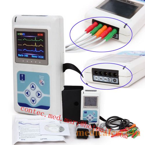 NEW,24 hours 3 Channel ECG ECG/EKG Holter Monitor System TLC9803,CONTEC PRODUCTS