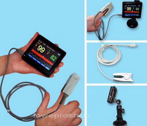 Tft touch screen pulse oximeter spo2 monitor +sw 60a for sale