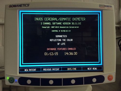 Somanetics invos oximeter - model: 5100c for sale