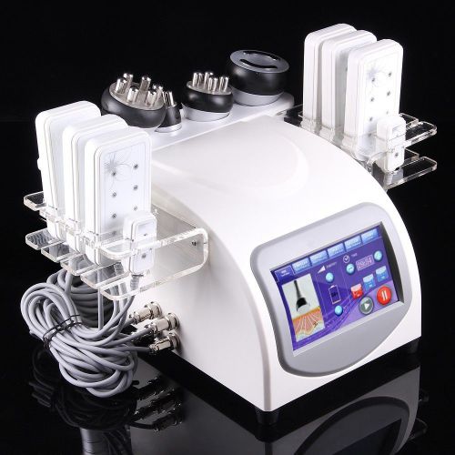 6in1 Ultrasound Body Shaping Cellulite Removal Diode Lipo Laser Liposuction RF Q