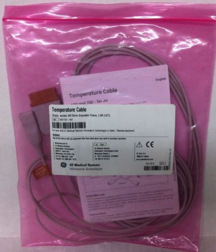 GE Medical System Temperature Cable for 400 Series Probes REF: 2021701-001