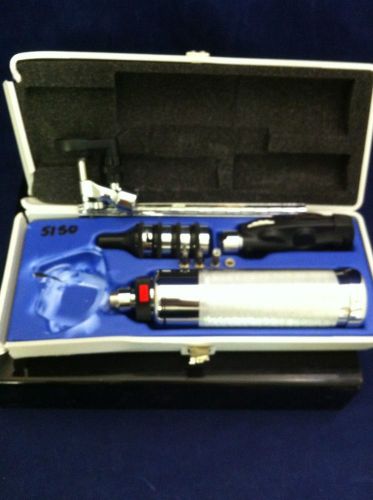 New riester aesculap otoscope ophthalmoscope set w/ damaged part/case see desc for sale