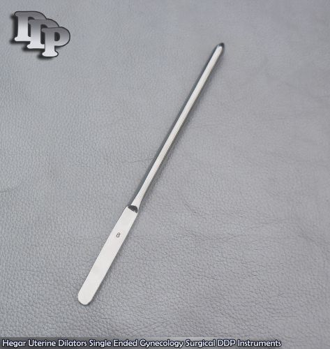 Hegar Uterine Dilators Single Ended 8 mm Surgical Gynecology DDP Instruments