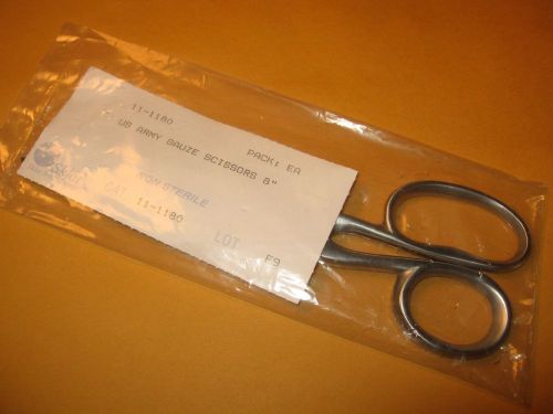 Sklar Instruments # 11-1180 - 8&#034; US Army Gauze Scissors