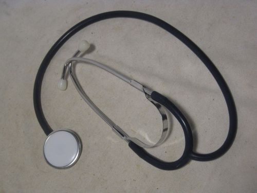 pre-owned stethescope dark blue tubing tube heart medical listening doctor  tool