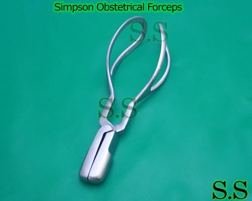 Simpson Obstetrical Forceps 9.5&#034; Surgical Gynecology Instruments