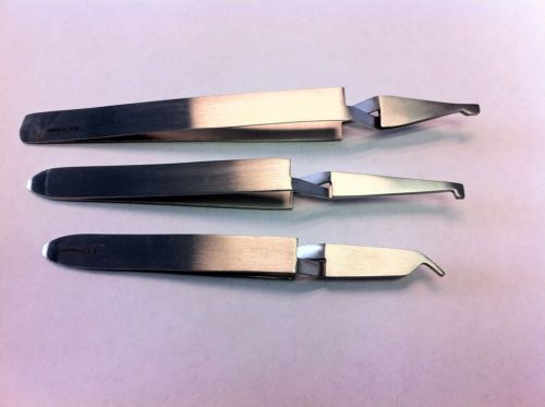 3 bracket removing / placing  tweezer plier orthodontic dental instruments new for sale