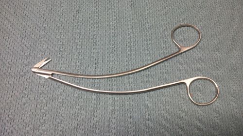 Codman 54-8010 Favaloro Coronary Scissors, curved shank, 130° angle, 6 3/4&#034; Lgth